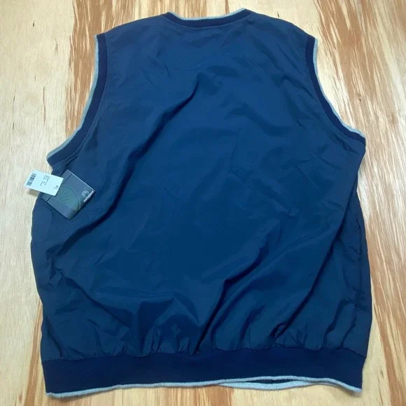 South Carolina State University Bullsogs Navy Blue Weatherproof Vest NWT Mens XL - Picture 7 of 8